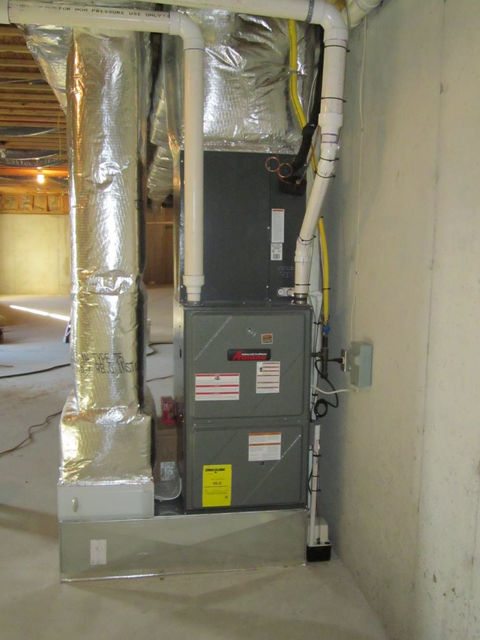 You are currently viewing Amana Gas Furnace new construction installation