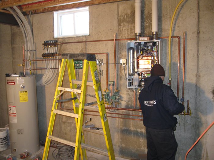 Read more about the article Burkholder’s HVAC Residential Gas Boiler Installation