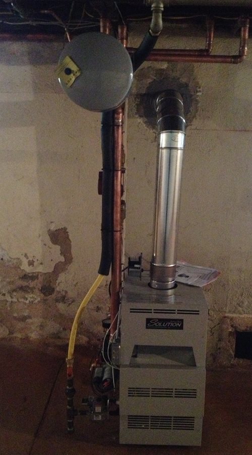 Read more about the article Burkholder’s HVAC Gas Boiler Replacement Installation 2