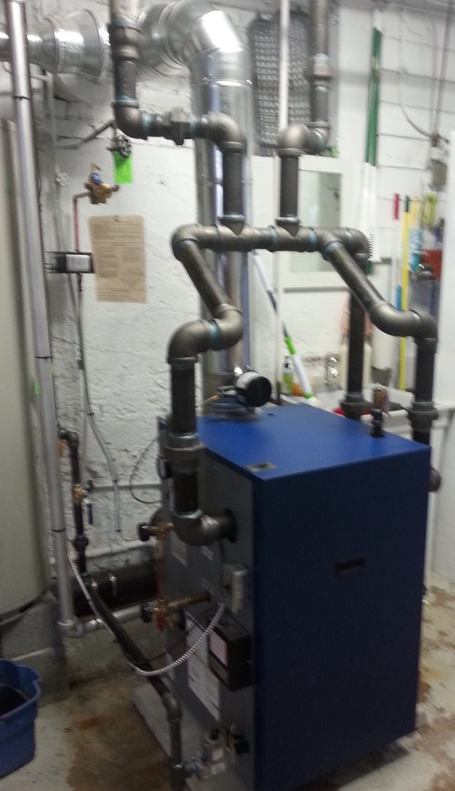 You are currently viewing Burkholder’s HVAC Gas steam boiler installation