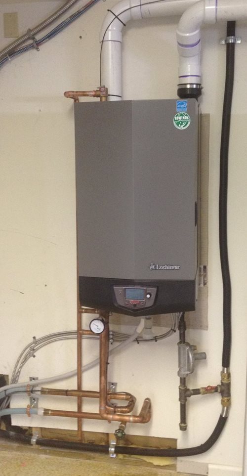 Read more about the article Burkholder’s HVAC mounted Gas boiler