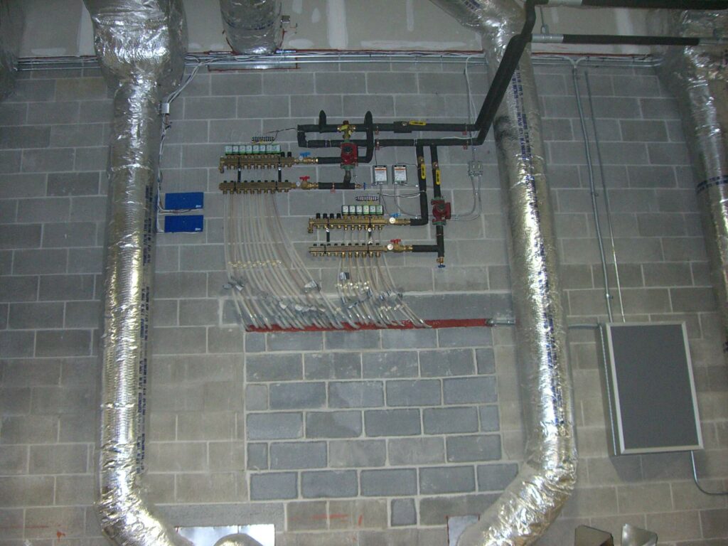 Infloor Manifolds and atc system control panel