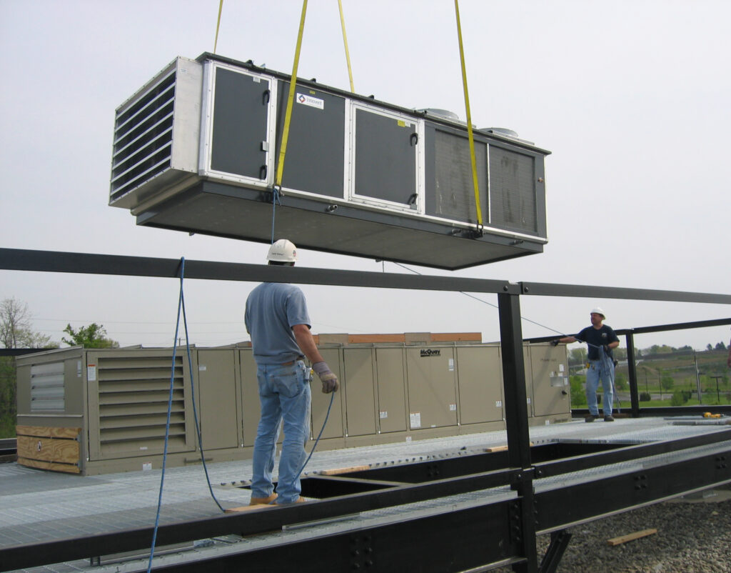 SS SettingRoofTopUnit a